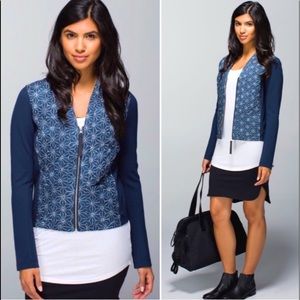 Lululemon Jacket 6 Cardigan Zip Up Inkwell